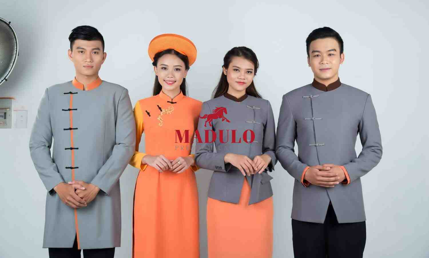 Đồng phục nhà hàng phong cách Việt Nam
